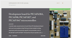 Desktop Screenshot of pic16f628a.blogspot.com