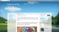 Desktop Screenshot of enjoyfunoflife.blogspot.com