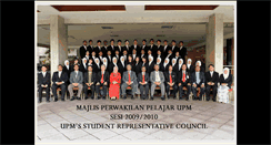 Desktop Screenshot of majlisperwakilanpelajarupm.blogspot.com