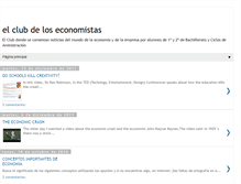 Tablet Screenshot of elclubdeloseconomistas.blogspot.com
