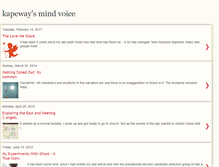 Tablet Screenshot of kapewaysmindvoice.blogspot.com