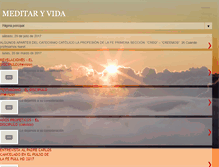 Tablet Screenshot of meditacinyvida.blogspot.com