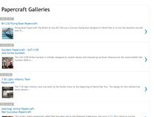 Tablet Screenshot of pappercraft-galleries.blogspot.com