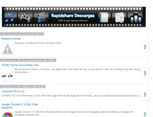 Tablet Screenshot of descargasrapid.blogspot.com