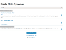 Tablet Screenshot of amay-shito-ryu.blogspot.com