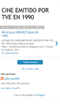 Mobile Screenshot of cineproyectadotv1990.blogspot.com