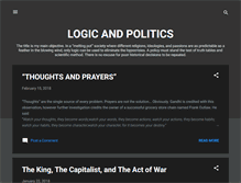 Tablet Screenshot of logicandpolitics.blogspot.com