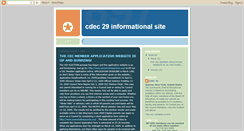 Desktop Screenshot of cdec29.blogspot.com