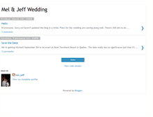Tablet Screenshot of melandjeffwedding.blogspot.com