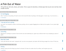 Tablet Screenshot of afishoutofwaterblog.blogspot.com