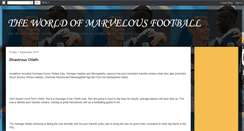 Desktop Screenshot of marvelousfootball.blogspot.com