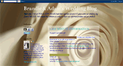 Desktop Screenshot of brandieandadam.blogspot.com