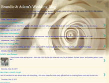 Tablet Screenshot of brandieandadam.blogspot.com