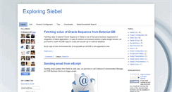 Desktop Screenshot of exploringsiebel.blogspot.com