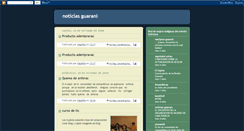 Desktop Screenshot of noticiasguarani.blogspot.com