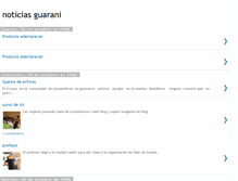 Tablet Screenshot of noticiasguarani.blogspot.com