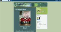 Desktop Screenshot of lewisfamily71107.blogspot.com