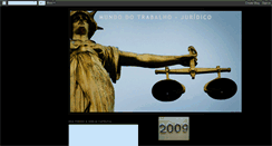 Desktop Screenshot of mundodotrabalho-juridico.blogspot.com