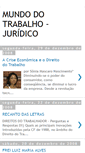 Mobile Screenshot of mundodotrabalho-juridico.blogspot.com