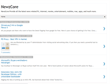 Tablet Screenshot of newzcore.blogspot.com