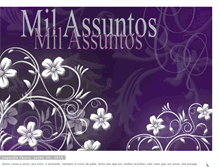 Tablet Screenshot of milassuntos.blogspot.com