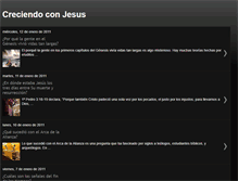 Tablet Screenshot of creciendoconjesucristo.blogspot.com