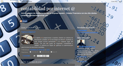 Desktop Screenshot of contabilidadporinternet.blogspot.com