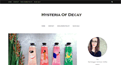 Desktop Screenshot of hysteriaofdecay.blogspot.com