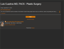 Tablet Screenshot of luiscuadrosmdplasticsurgery.blogspot.com