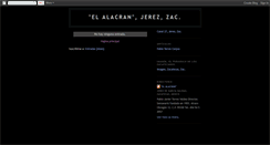 Desktop Screenshot of elalacranjerez.blogspot.com