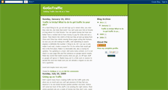 Desktop Screenshot of gogotraffic.blogspot.com