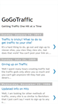 Mobile Screenshot of gogotraffic.blogspot.com