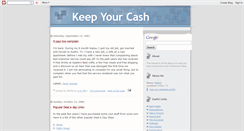 Desktop Screenshot of keepyourcash.blogspot.com