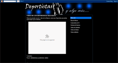 Desktop Screenshot of deportistasyalgomas.blogspot.com