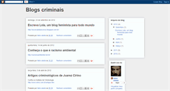 Desktop Screenshot of blogscriminais.blogspot.com