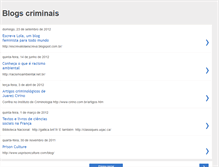 Tablet Screenshot of blogscriminais.blogspot.com