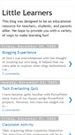 Mobile Screenshot of littlelearners.blogspot.com
