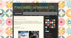 Desktop Screenshot of mercadilloartesanalcv.blogspot.com