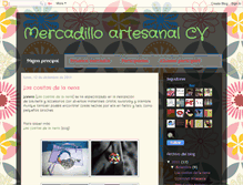 Tablet Screenshot of mercadilloartesanalcv.blogspot.com