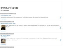 Tablet Screenshot of bhimkarki.blogspot.com