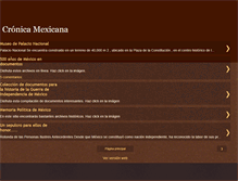 Tablet Screenshot of cronicamexicana.blogspot.com