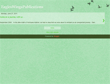 Tablet Screenshot of eagleswingspublications.blogspot.com