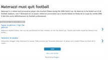 Tablet Screenshot of materazzi-must-quit-football.blogspot.com