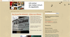 Desktop Screenshot of kulinerdijogja.blogspot.com