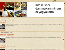 Tablet Screenshot of kulinerdijogja.blogspot.com