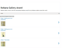 Tablet Screenshot of ikebanaaustralia.blogspot.com