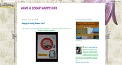 Desktop Screenshot of haveascraphappyday.blogspot.com
