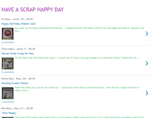 Tablet Screenshot of haveascraphappyday.blogspot.com