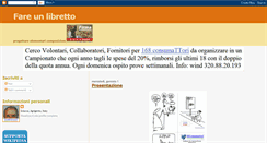 Desktop Screenshot of fareunlibretto.blogspot.com