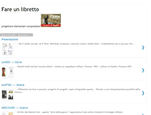 Tablet Screenshot of fareunlibretto.blogspot.com